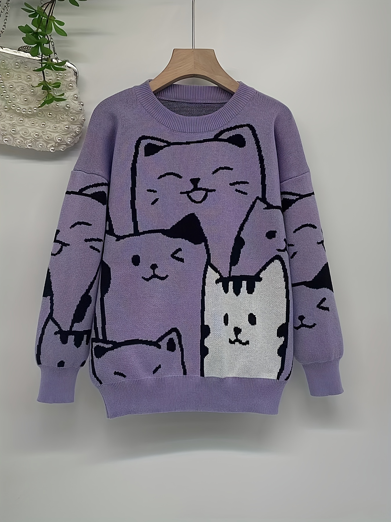 Girls sale cat jumper