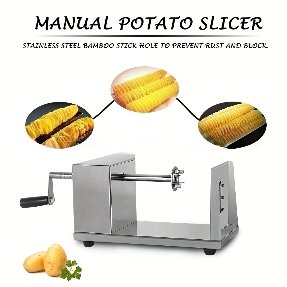 Manual Stainless Steel Twisted Potato Slicer - Temu