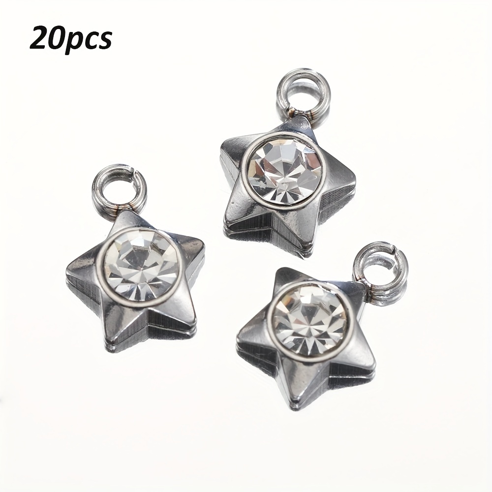 Rhinestone charms for earrings and bracelet