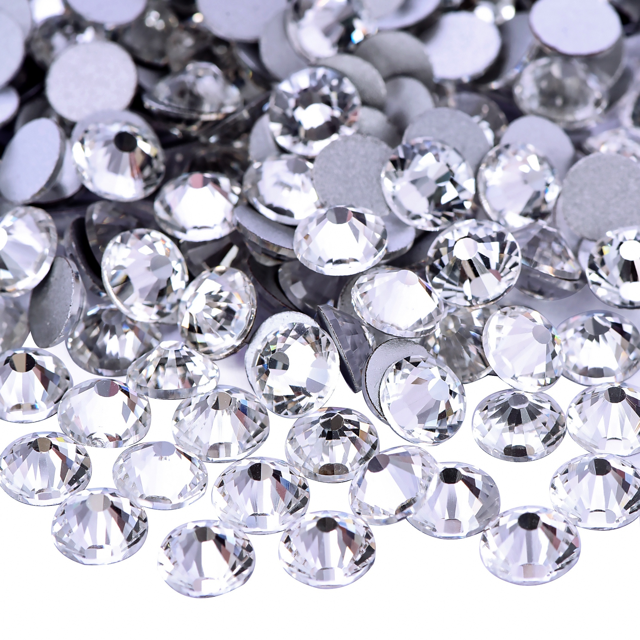 Crystal Clear Crystals, Hot Fix Rhinestones For Crafts Clothing, Flatback  Glass