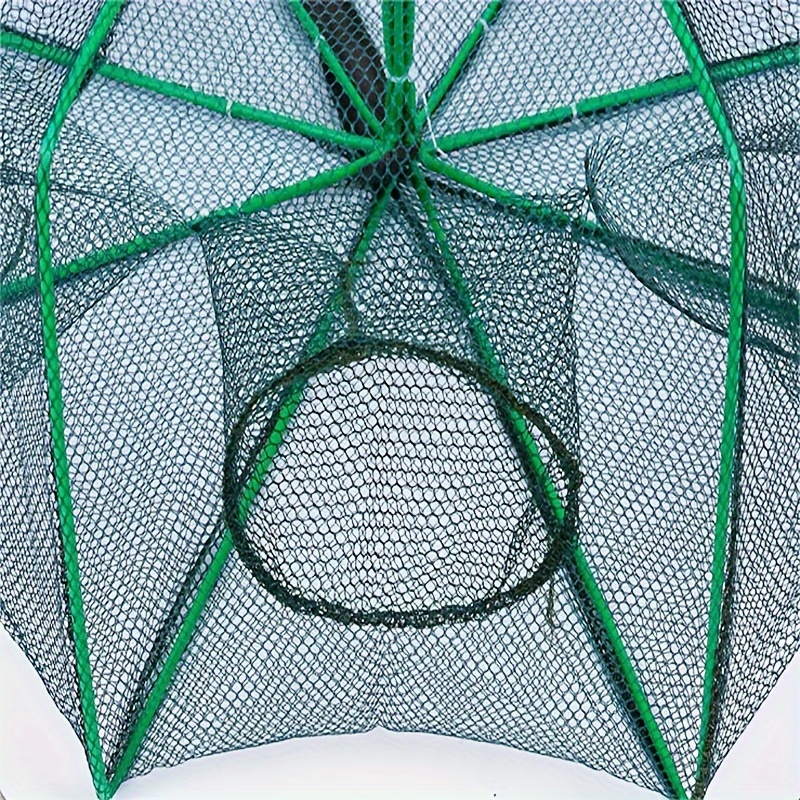 Foldable Hexagon Fishing Trap Net 6 Holes Minnow Crab - Temu Georgia