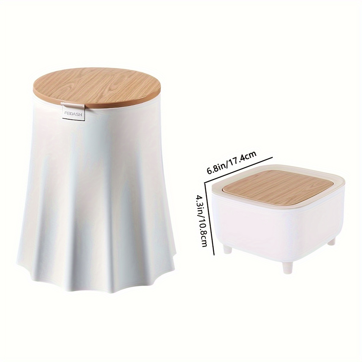 3 Unids/set Cubo De Basura Para Baño Cubo De - Temu