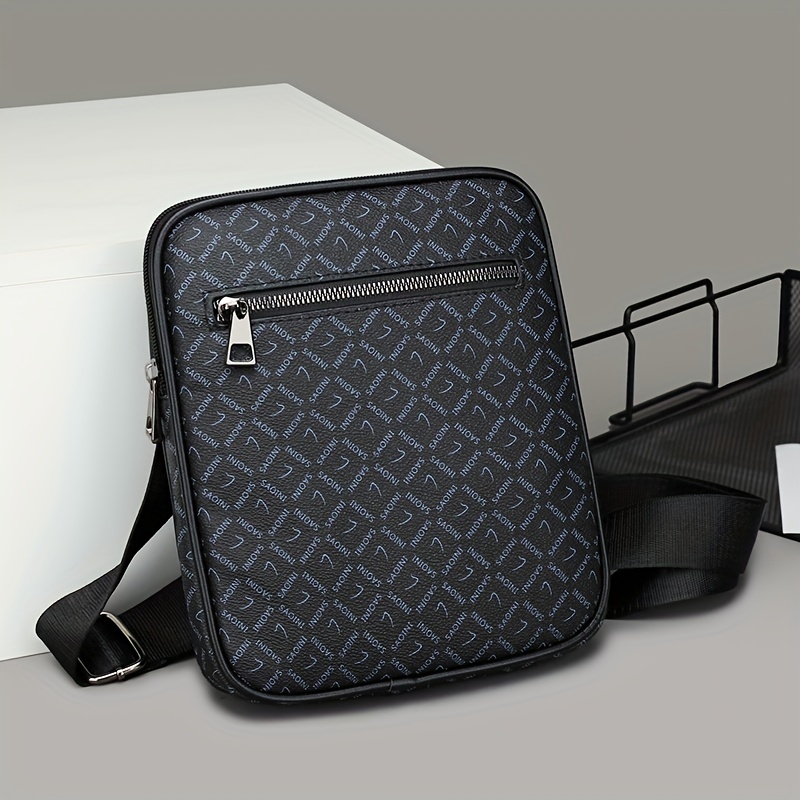 Mens Crossbody Chest Bag Plaid Pattern Shoulder Bag Large Capacity  Multifunctional Messenger Bag For Travel Sport Camping, High-quality &  Affordable