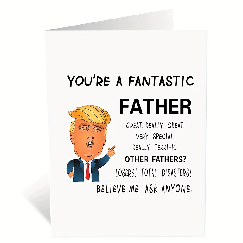 Funny Birthday Card Dad Father's Day Card Dad Humorous Dad - Temu