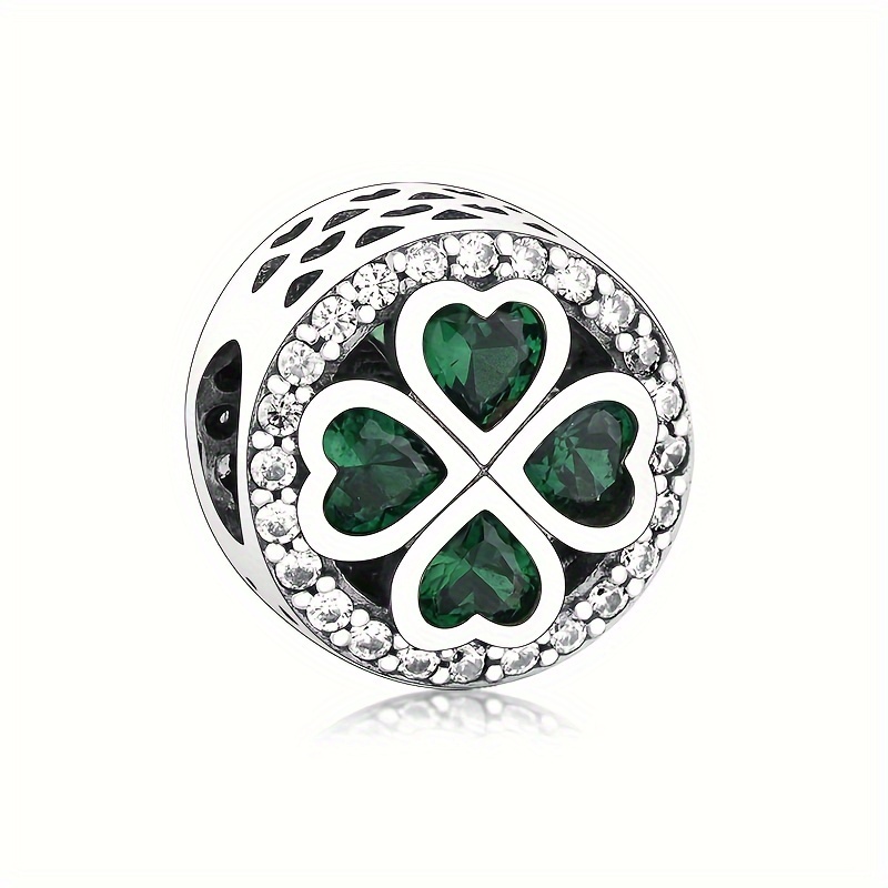 

1pc 925 Sterling Silvery Flower Charms Beads Making Birthday Or Holiday Gift