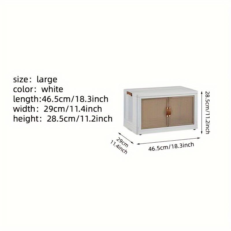 1pc transparent storage box collapsible storage bin with lids and pulley portable 1 2 3 layers organizer for and convenient storage