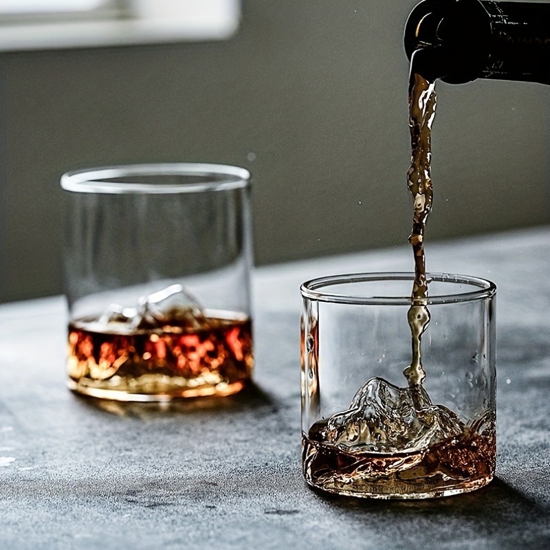 Embossed Crystal Whiskey Glasses Set Perfect For Juice - Temu