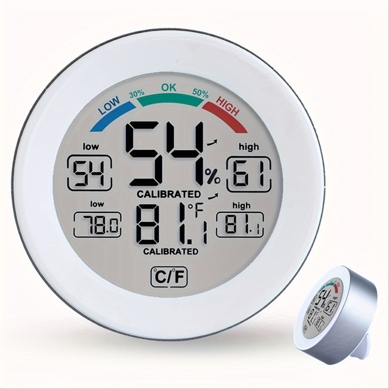 Thermomètre Frontal Adulte, Wawech Thermometre Infrarouge pour Adulte  Enfant, Thermometre sans contact, Écran LCD, Fonction M