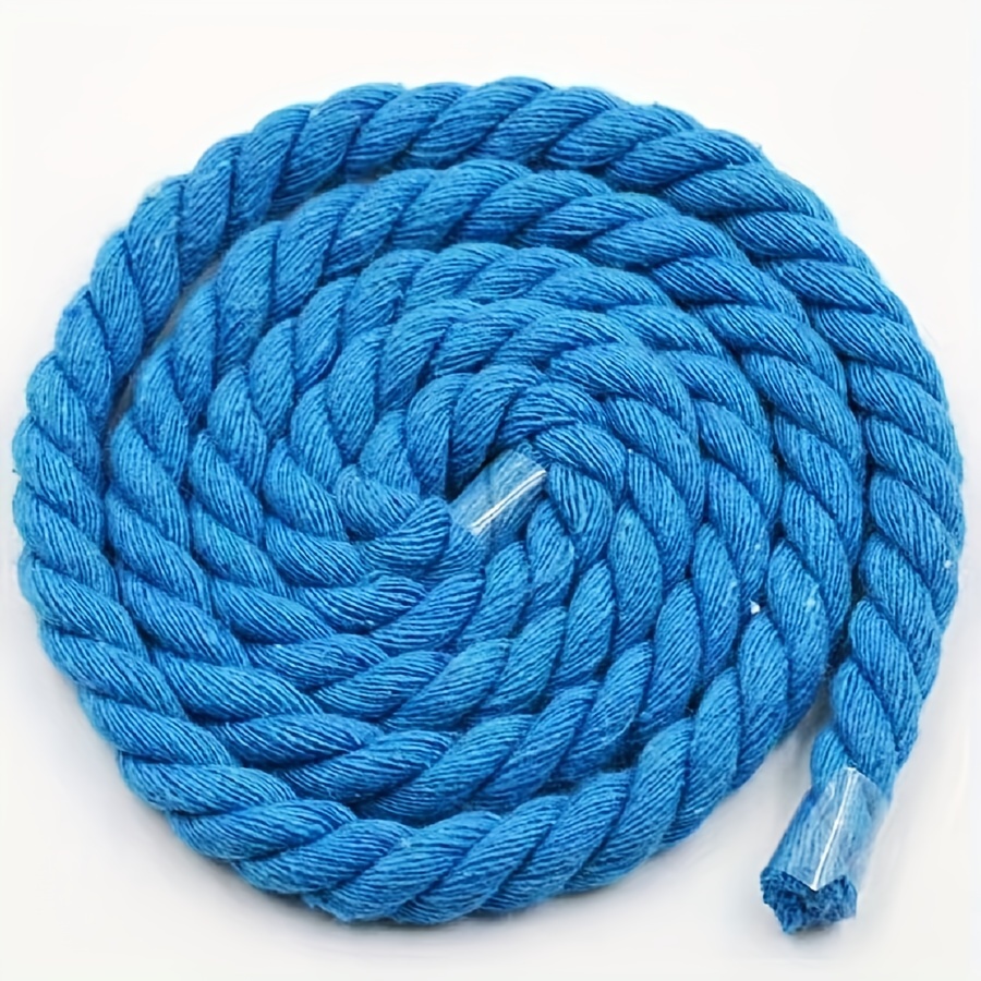 10 Yards Long Thick Color Three strand Cotton Rope Gardening - Temu