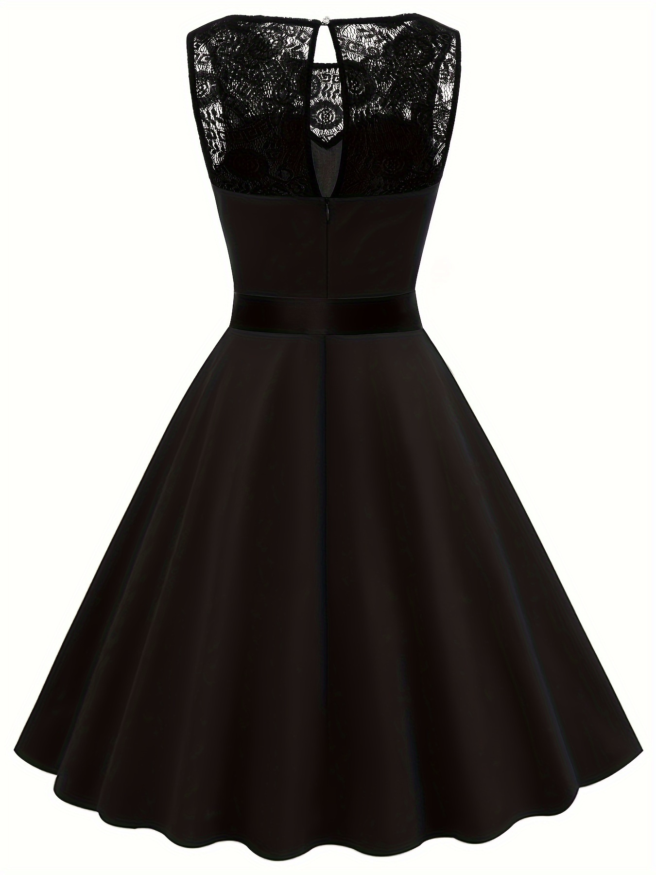 Black Rockabilly Bridesmaid Dresses