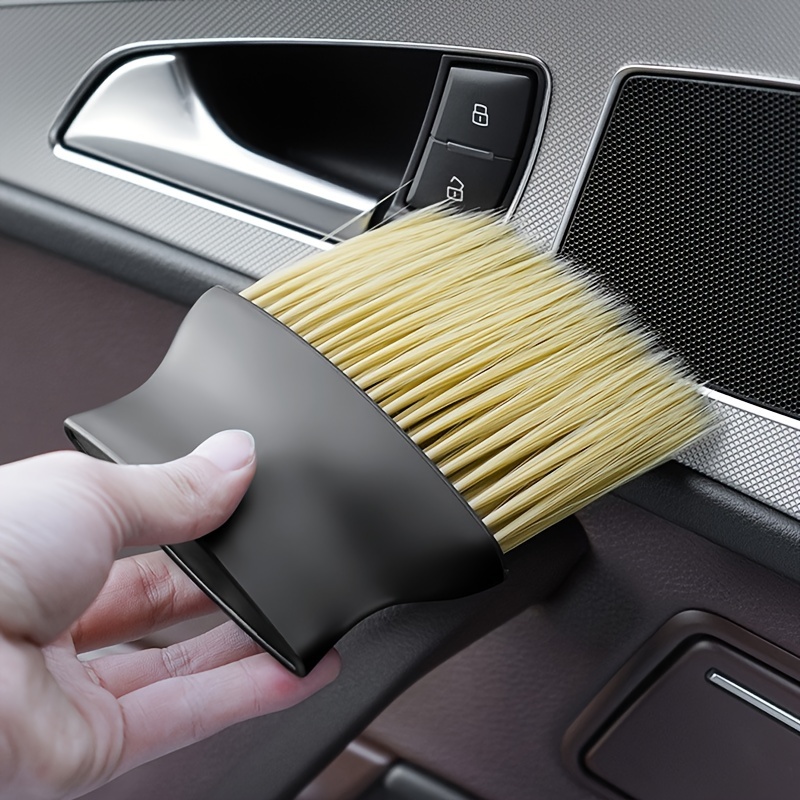 Auto Detail Brush,Car Detailing Brush Interior Duster,Car Interior Brush  Dusting