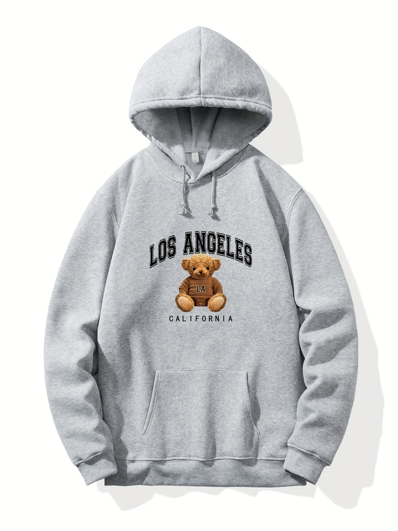 Los Angeles Bear Print Hoodie