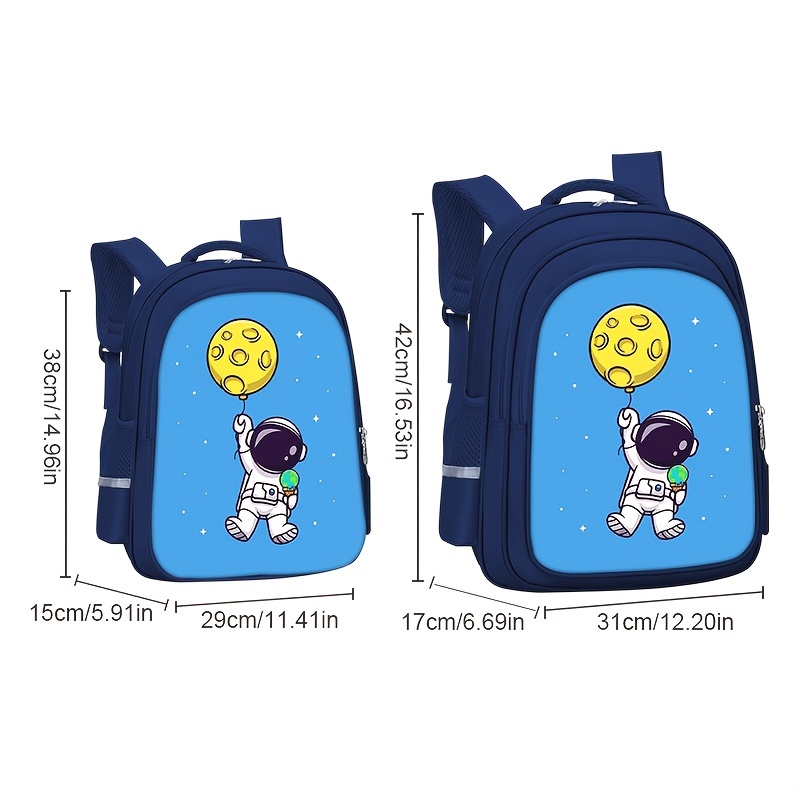 Children's Large Capacity Backpack, Water-resistant Cute Schoolbag