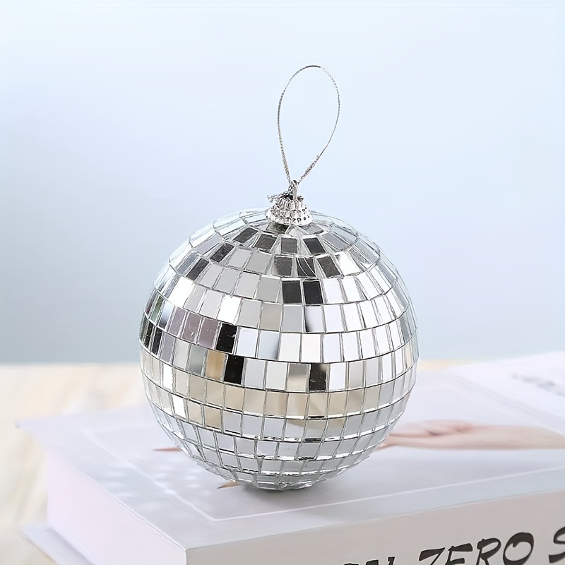 24Pcs Mini Disco Ball Party Decorations - 2 Mini Christmas Tree Mirror  Disco Ball Ornaments Bulk Disco Themed Party Decorations - Hanging Disco  Ball