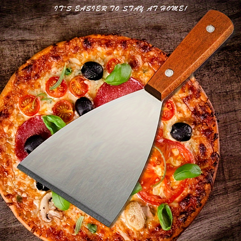 Stainless Steel Dough Cutter Two Handle Pizza Cutter Spatula Scraper