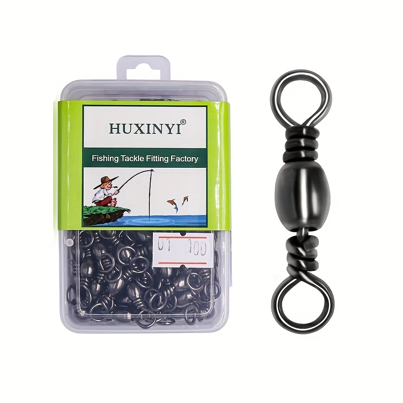 High Strength Fishing Barrel Swivels Solid Stainless Ring - Temu Canada