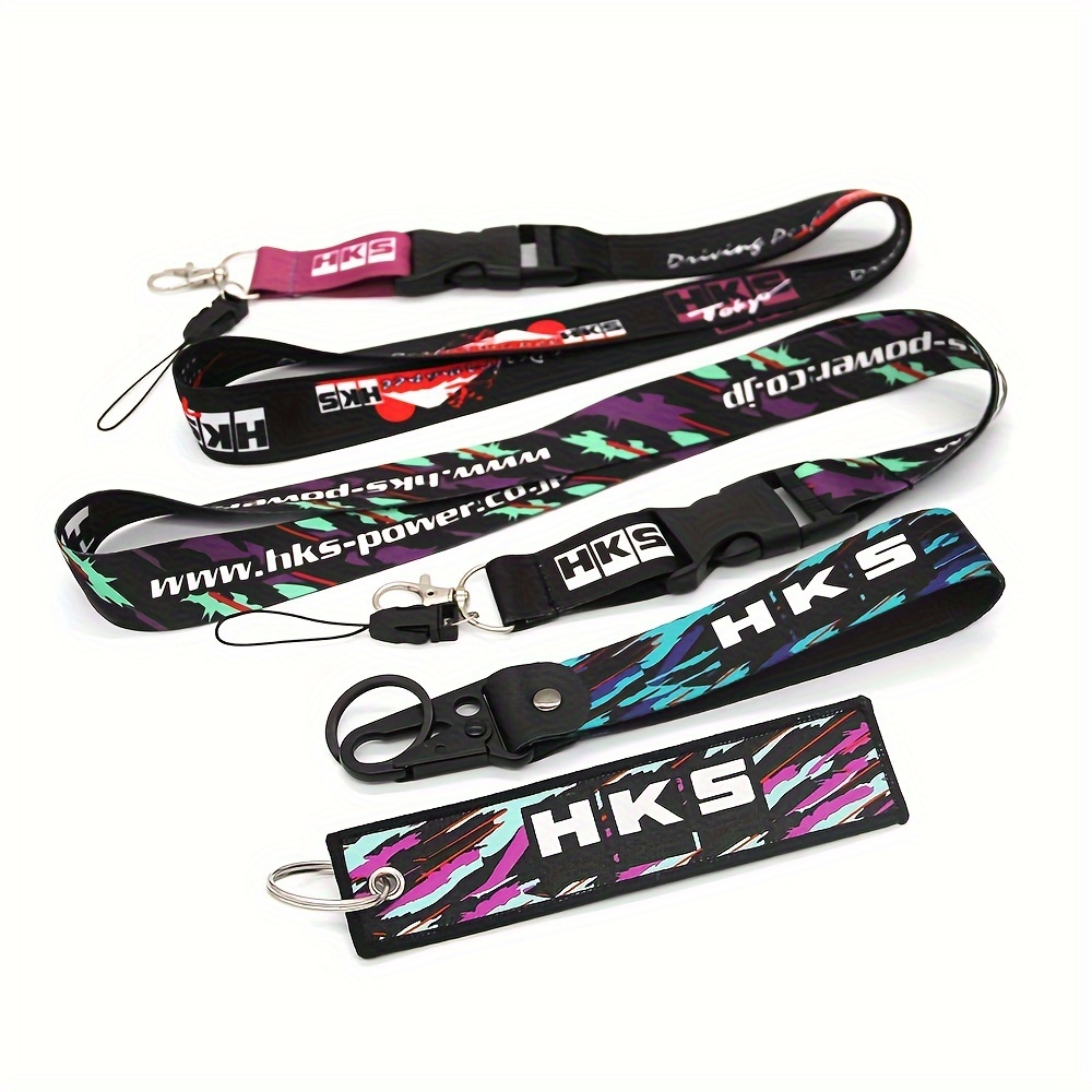 2 in 1 mobile phone lanyard key ring sling badge neckband Keychain  anti-lost Badges ID Cell Phone Rope Neck Straps