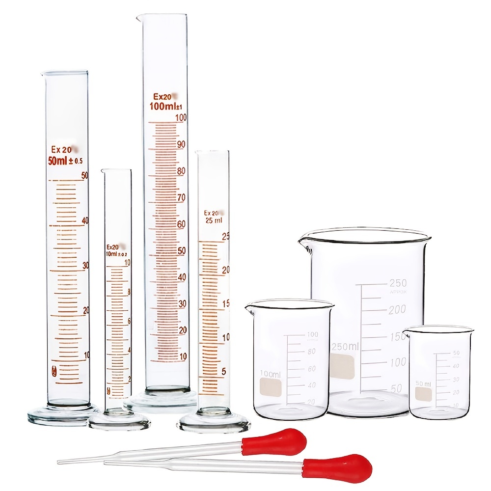 20x Clear Plastic Measure Cup Dual Scales Cup Liquid Sample Measure  15/30/50ml