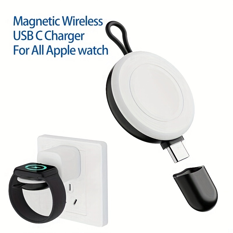 Para Apple iWatch Ultra 2 Watch Series 9 8 7 6 5 Cable USB magnético  Cargador Base