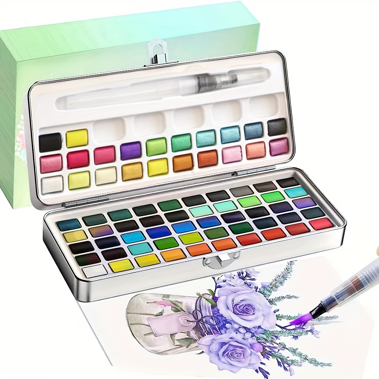 Solid Watercolor Pigments Pigmento Color Paint Set 50/72/90/100