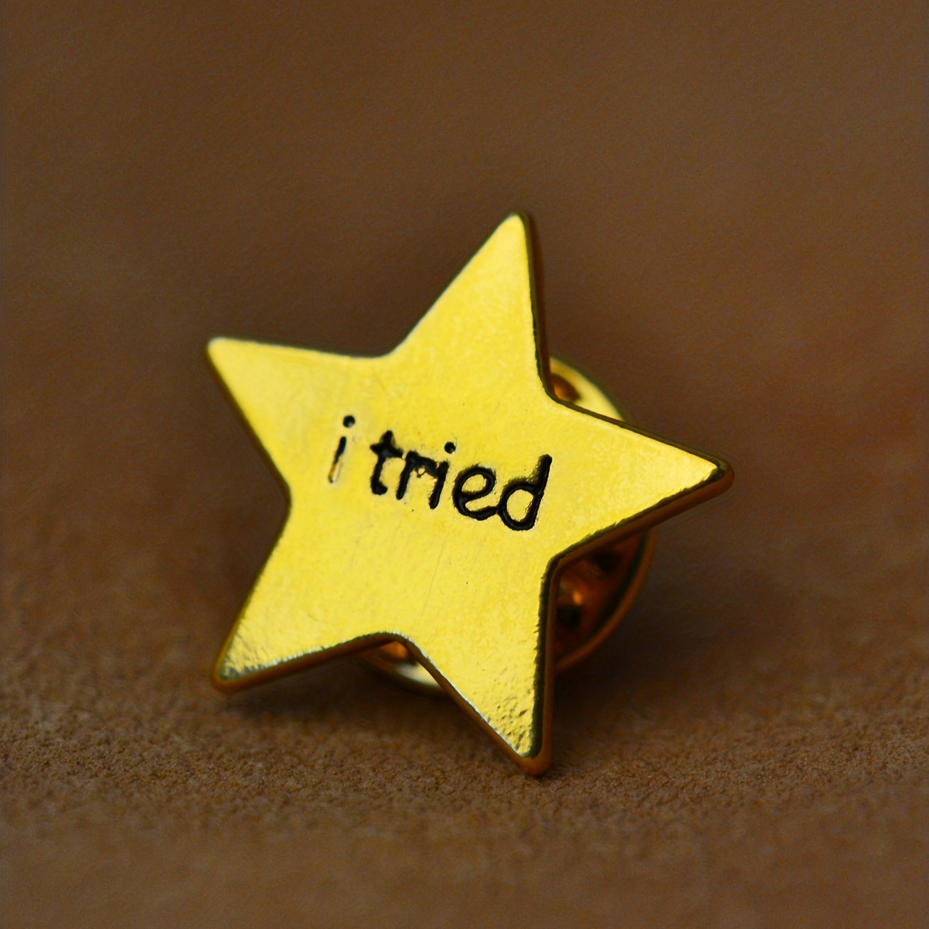 Gold Star Enamel Pin