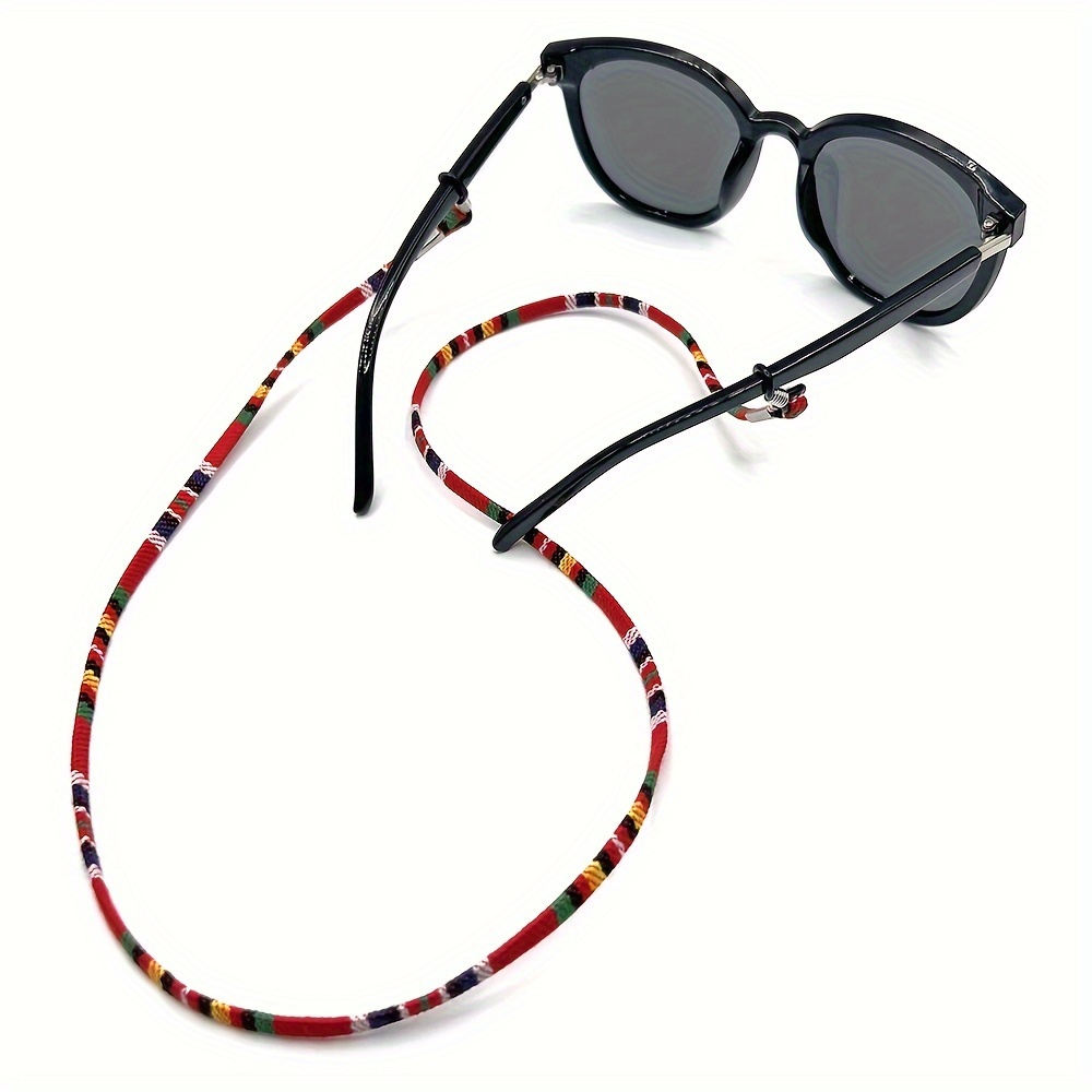 5 Pieces Glasses Strap Chain,spectacles Cord Sunglasses String Adjustable  Eyeglass Lanyard Neck Straps,eye Glasses Cord Chain Non-slip Glasses Holder