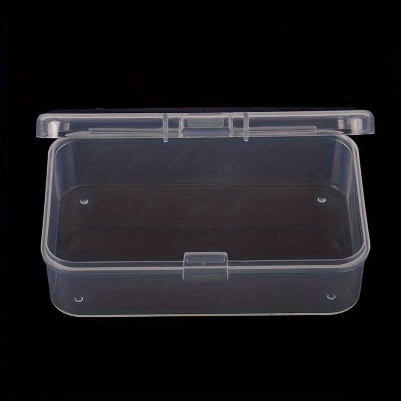 Small Transparent Storage Box Plastic Clear Storage Case - Temu
