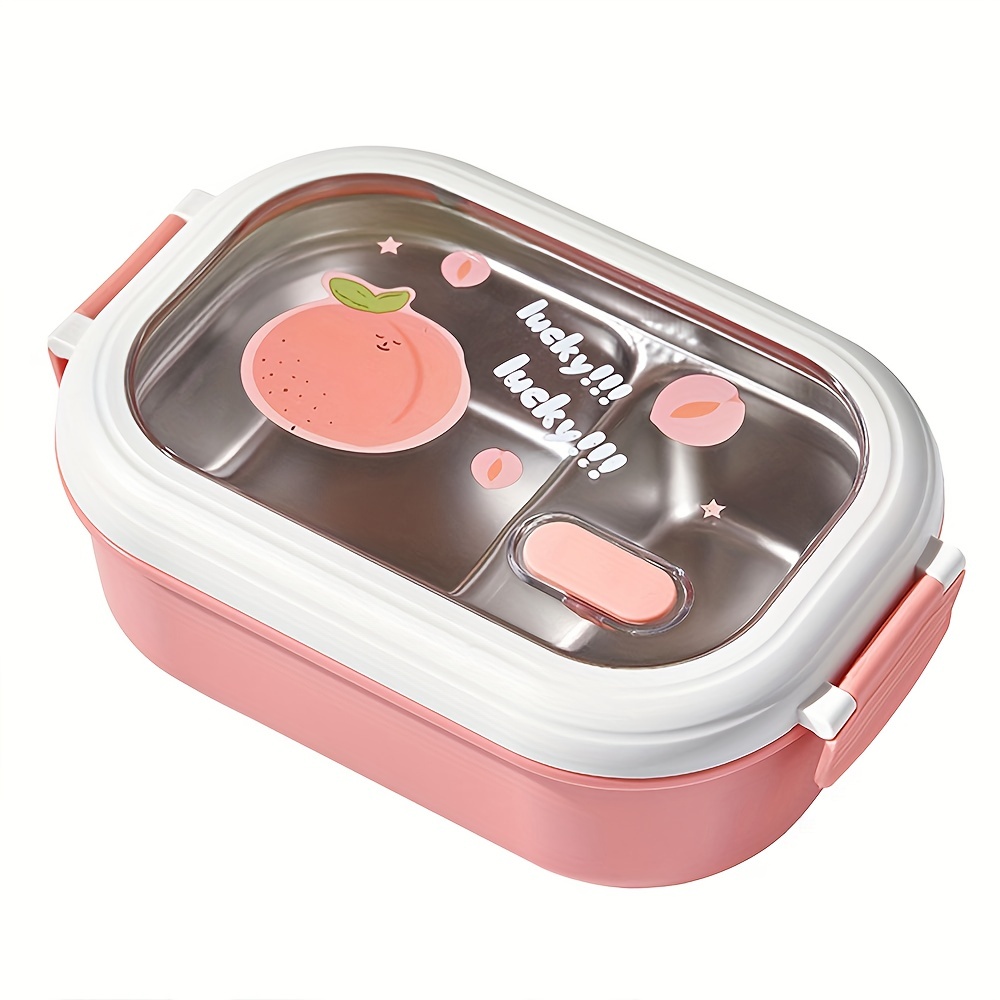 Insulated Lunch Box, Stainless Steel Lunch Box, Cute Separated Bento Box,  Outdoor Portable Student Office Worker Lunch Box, For Teenagers And Workers  At School, Canteen, Back School, For Camping Picnic And Beach