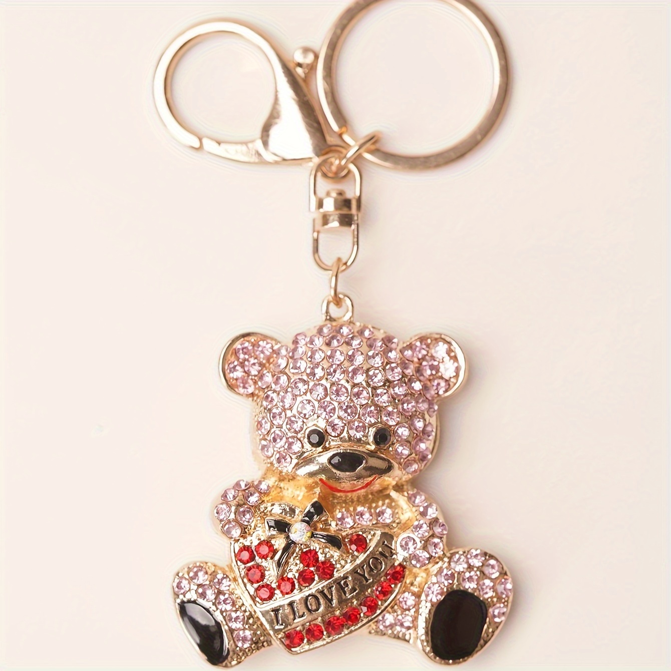 Balloon Little Bear Love Keychain For Girls Fashion - Temu Australia