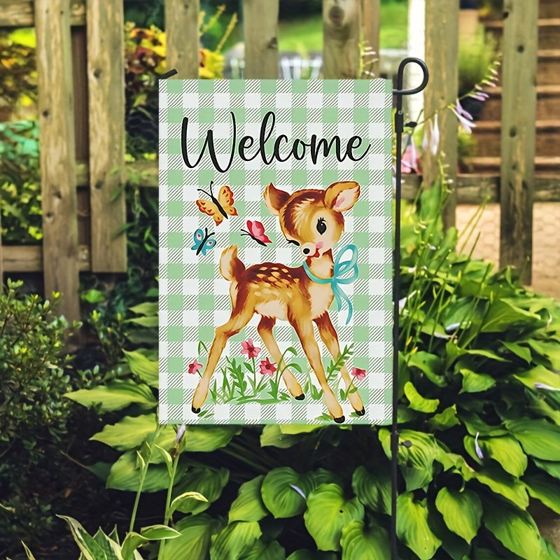 Cute Squirrel Merry Christmas Garden Flag Waterproof - Temu