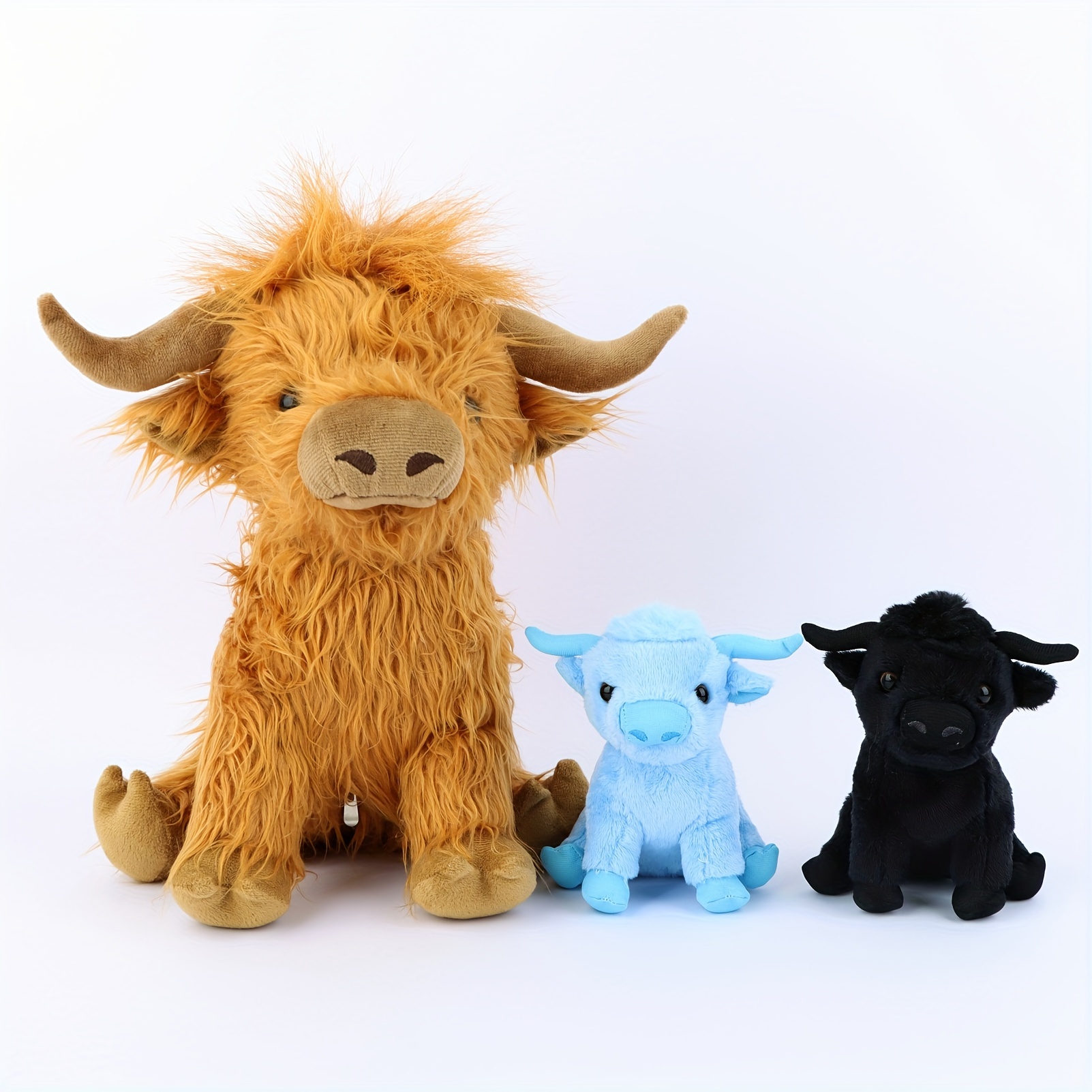 Simulation Highland Cow Animal Plush Doll,soft Stuffed Highland Cow Plush  Toy Plushie Gift For Kids Boys Girls Gifts Halloween Decor  Thanksgiving、christmas Gift - Temu Latvia