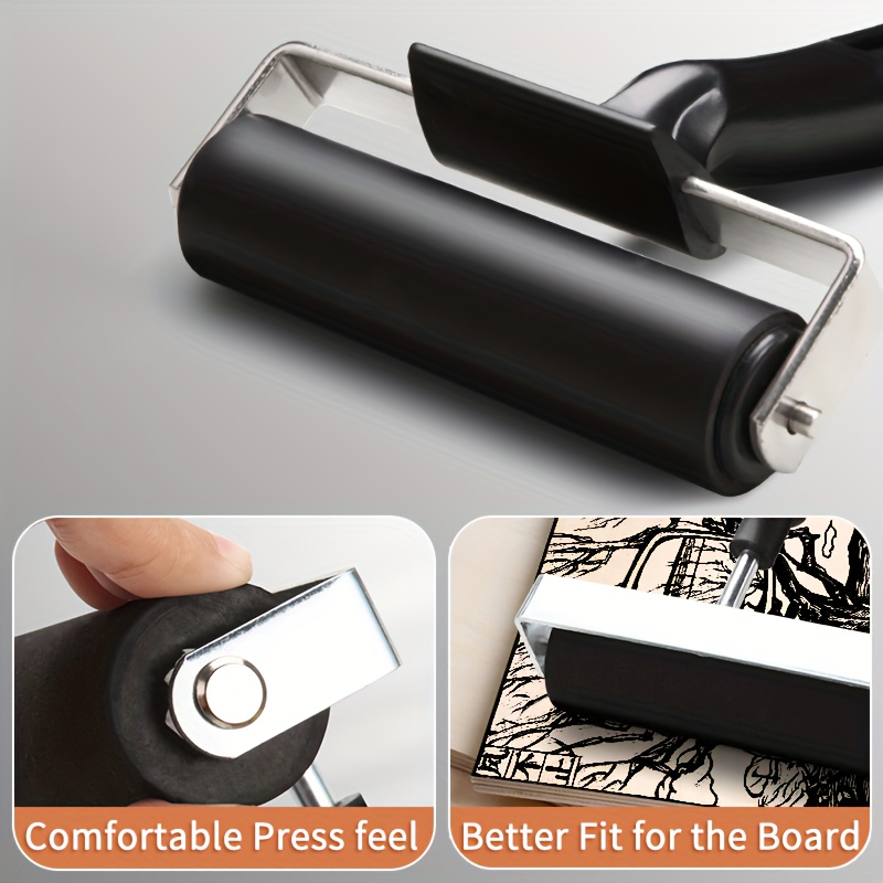 Rubber Roller Stamping Accessories Brayer Roller For - Temu