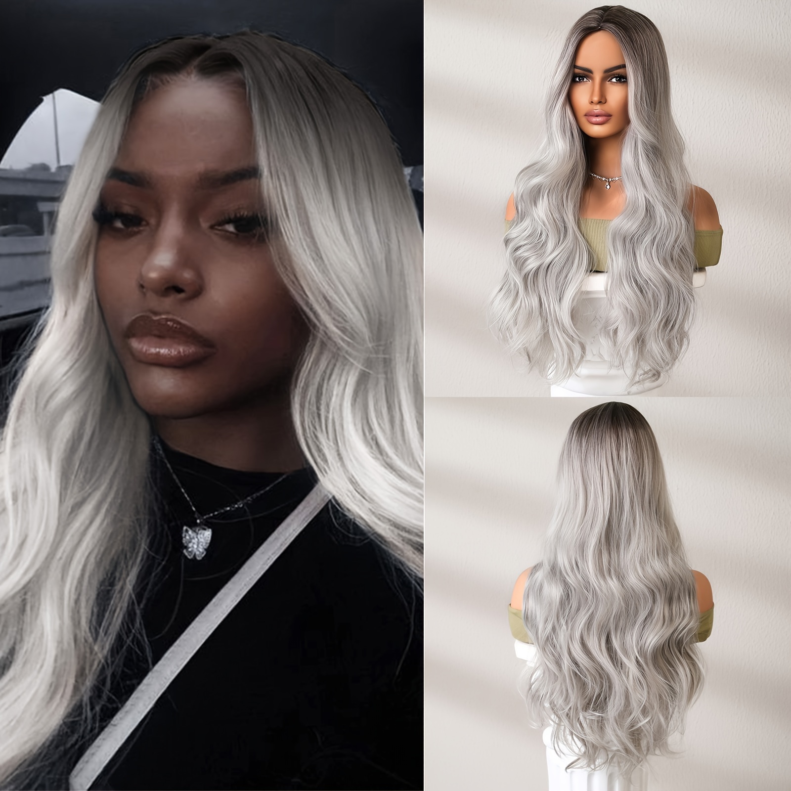 Silver Wig Temu United States