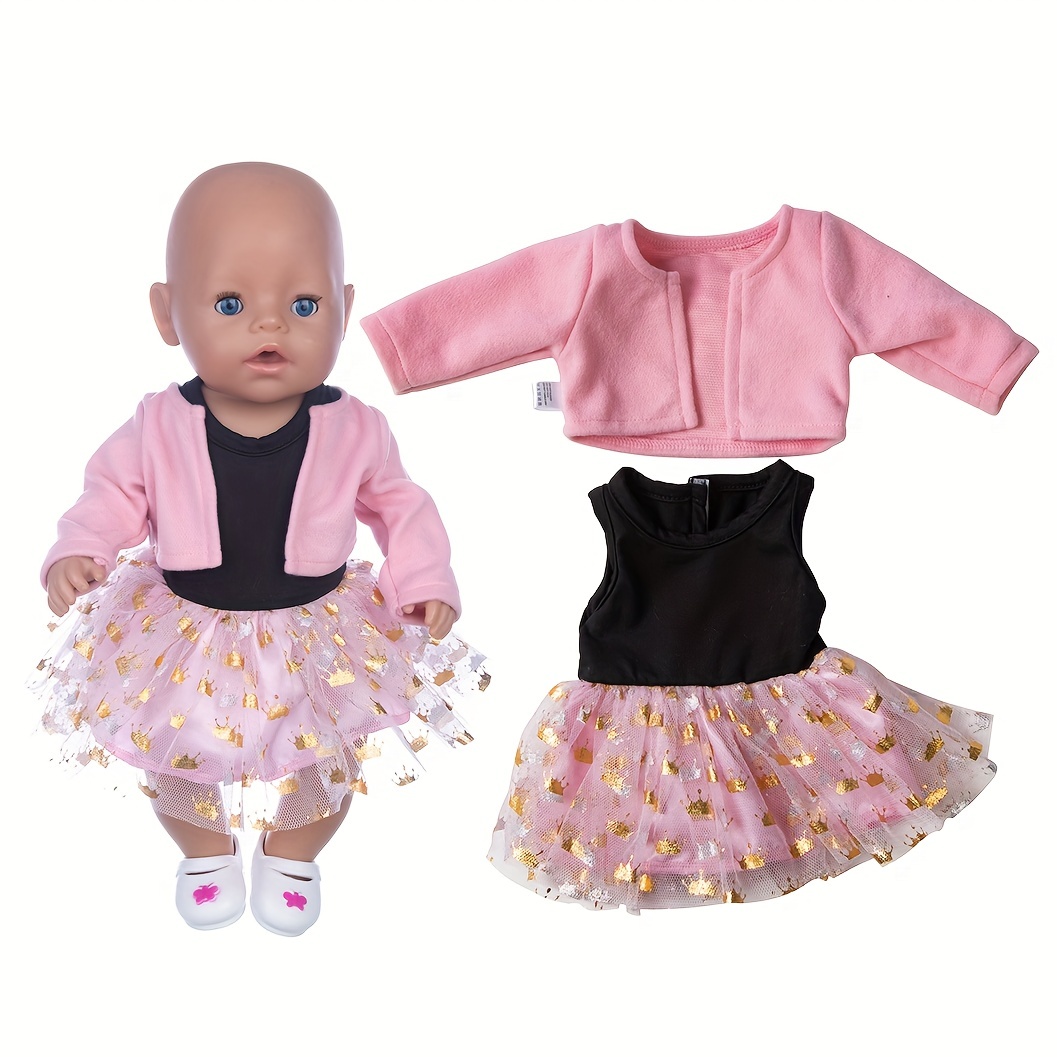 

Gauze Dress Set, Doll Clothes Fit For 43cm/17inch Doll, Not Included Shoes And Dolls Easter Gift