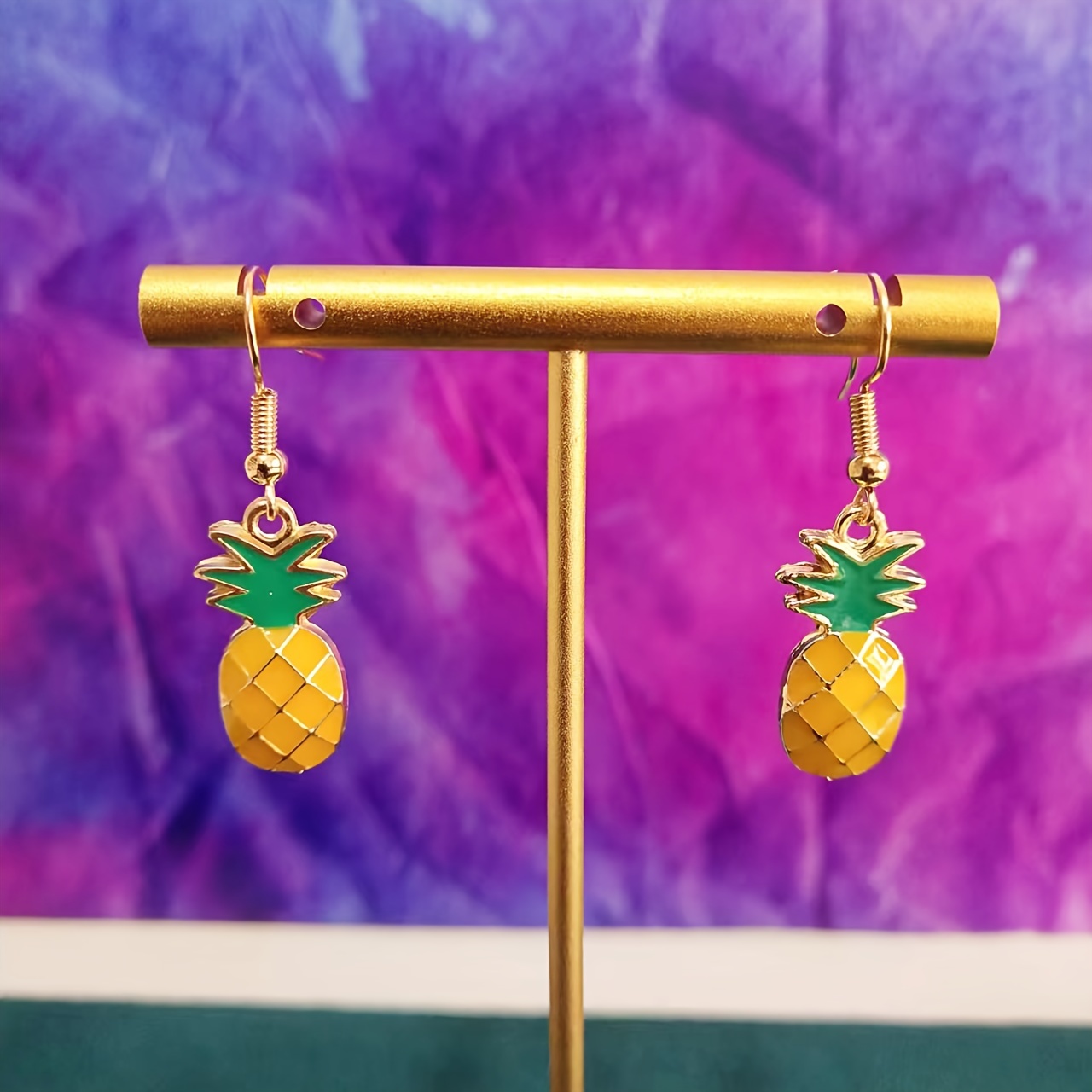 creative-fruit-earrings-pineapple-watermelon-strawberry-temu-united