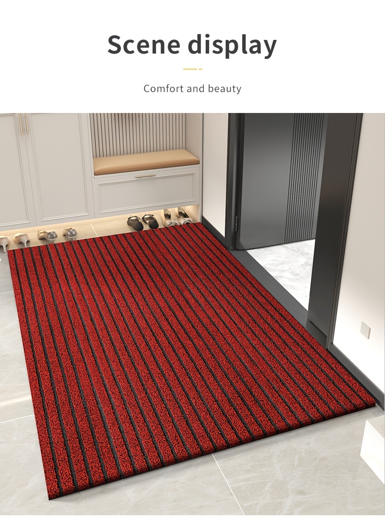 Solid Color Striped Door Mat Indoor Mat Floor Mat Indoor Rug - Temu