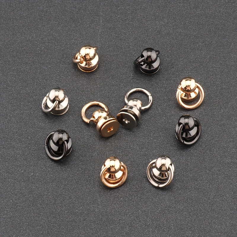 Round Buttons D Ring Alloy Purse Suspension Clasp Handbag - Temu