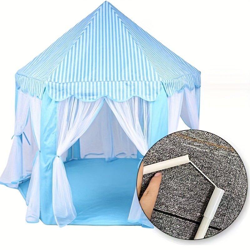 large kids play tent indoor outdoor princess tent pink Temu