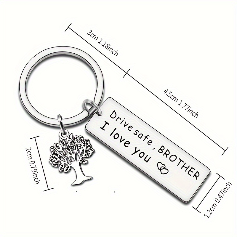 4.5 Inch Stainless Steel Key Chain 