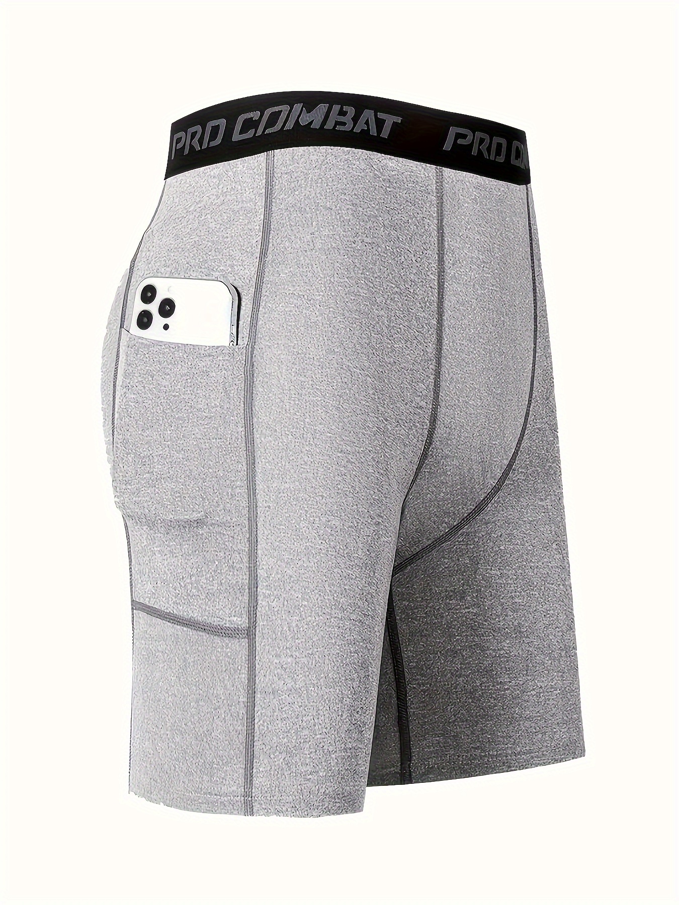 Men's Quick Dry Boxer Briefs Underwear Pocket High Elastic - Temu