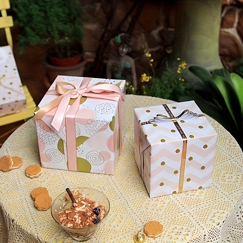 Gift Wrapping Paper Valentine's Day Birthday Gift Gift Box - Temu