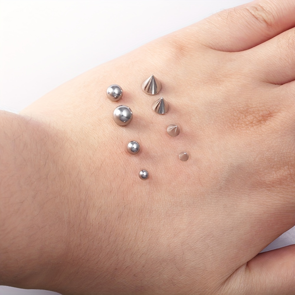 clear dimple piercing jewelry
