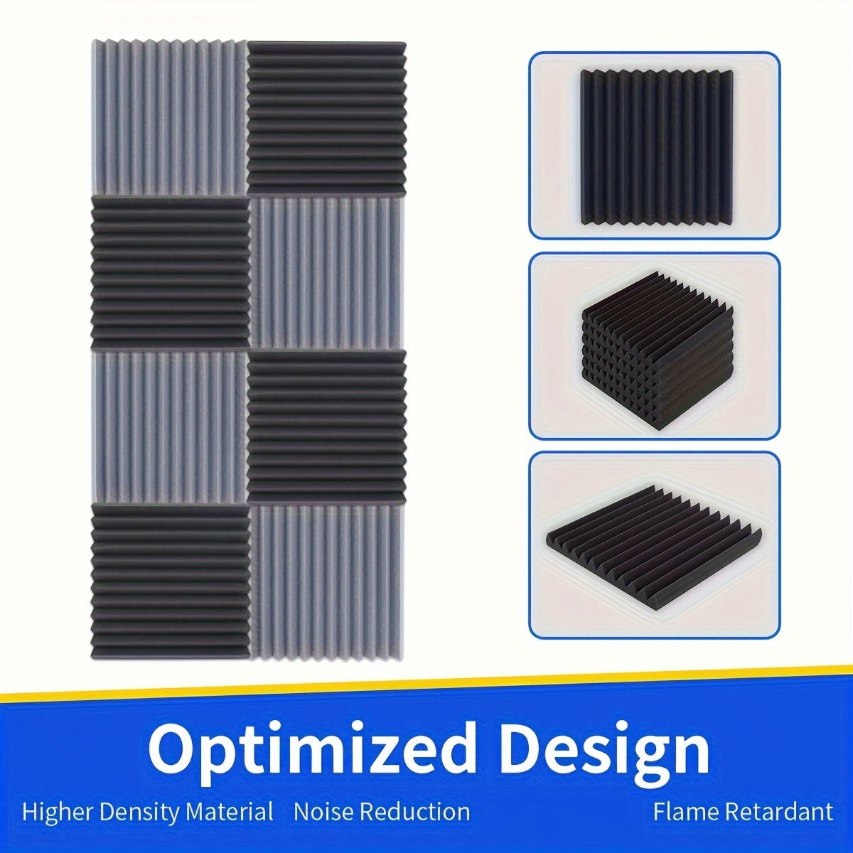 Studio Acoustic Foam Improve Sound Quality Reduce Noise - Temu