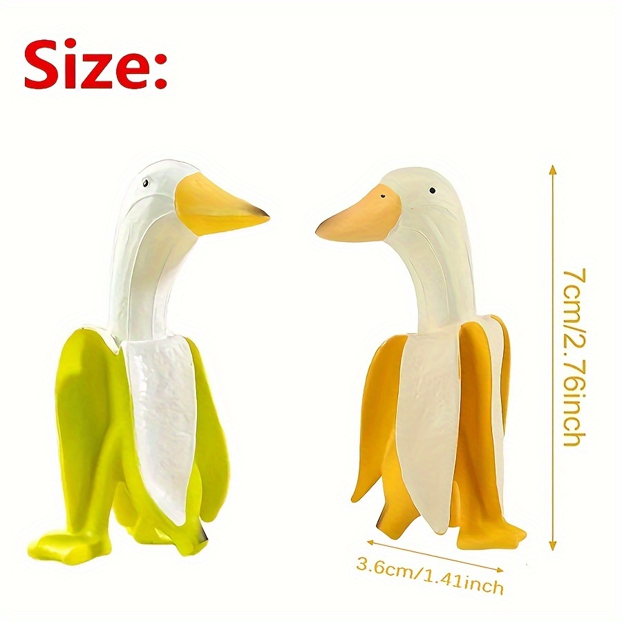 Middle Finger Duck Figurine Funny Duckling Resin - Temu