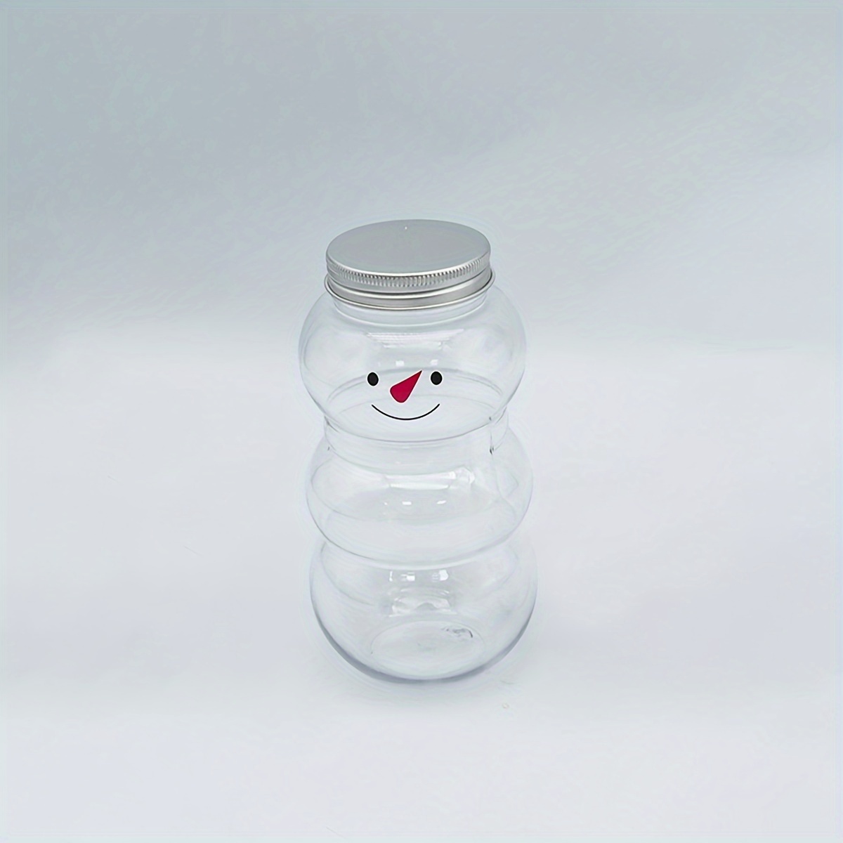1pc Clear Glass Juice Bottle