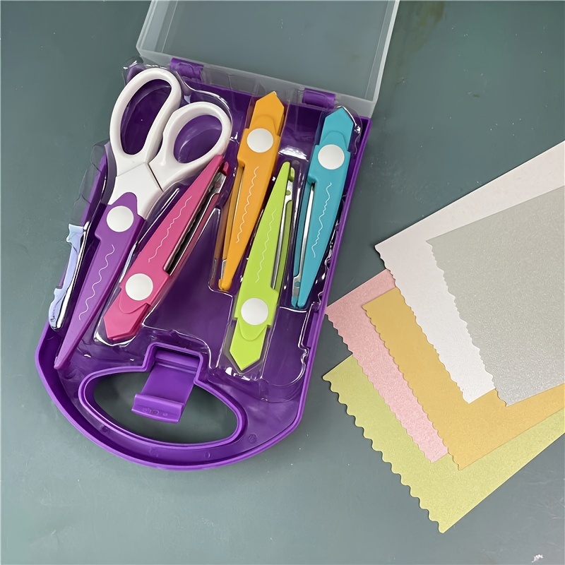 Student Safety Handmade Scissors Lace Paper Cutting Scissors - Temu