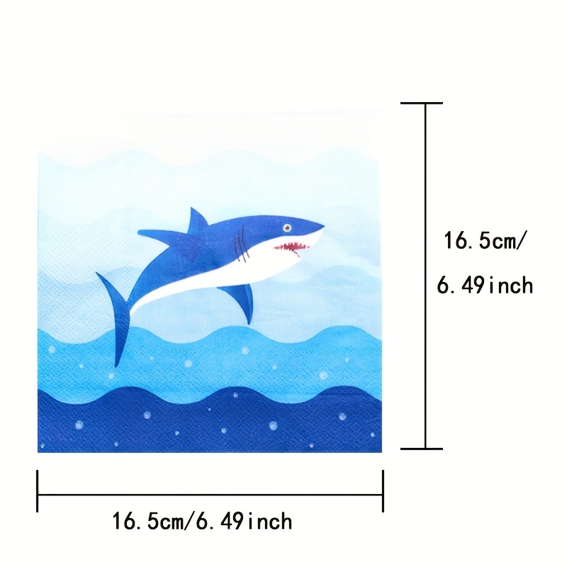 Shark Party Plates Napkins Cups Shark Party Supplies - Temu Canada