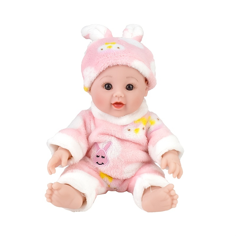 12 inch 30 cm New Arrival Handmade Mini Size Cute Plastic Soft Body Lifelike Baby Doll For Kids Gifts