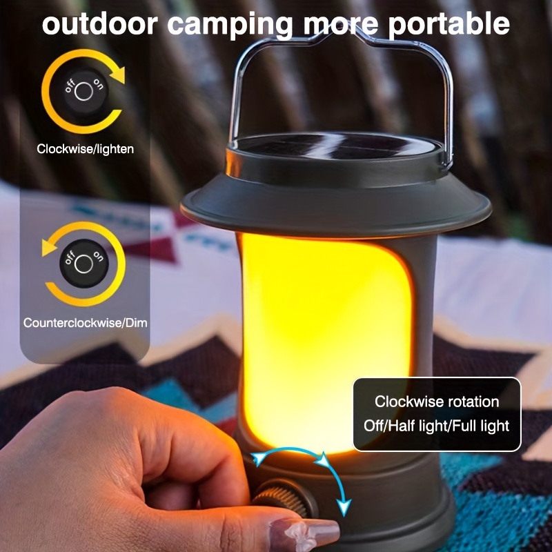 Outdoor Camping Light Tcl Retro Multi functional Led Lights - Temu