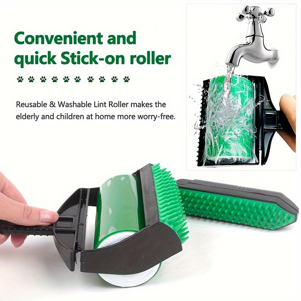 Stick It Roller, Pet Hair Remover, Reusable Washable Sticky Lint